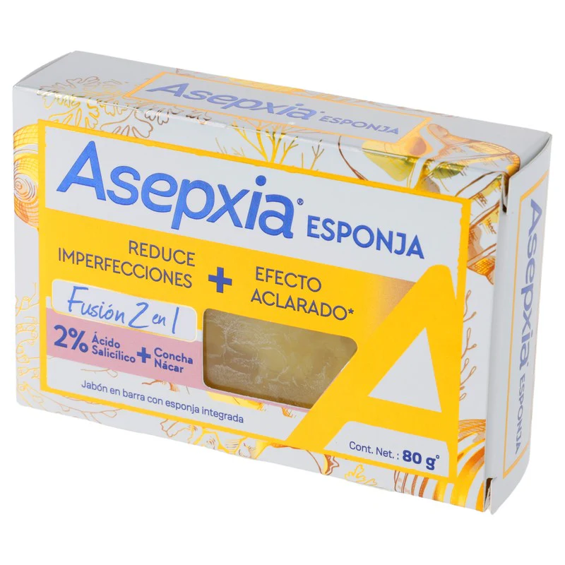 Asepxia Esponja Fusion 2 En 1 Jabon 80 G - Image 4