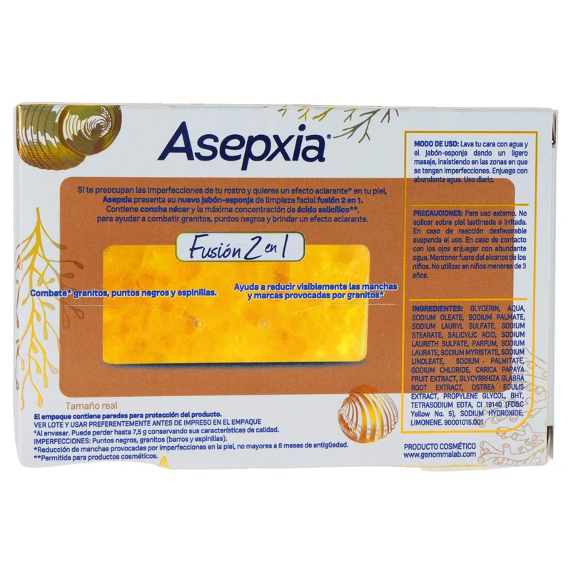Asepxia Esponja Fusion 2 En 1 Jabon 80 G - Image 7