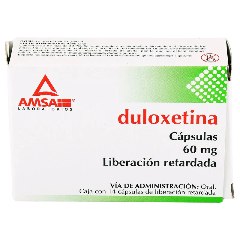 Duloxetina 60 Mg 14 Capsulas Liberacion Prolongada Amsa - Image 3