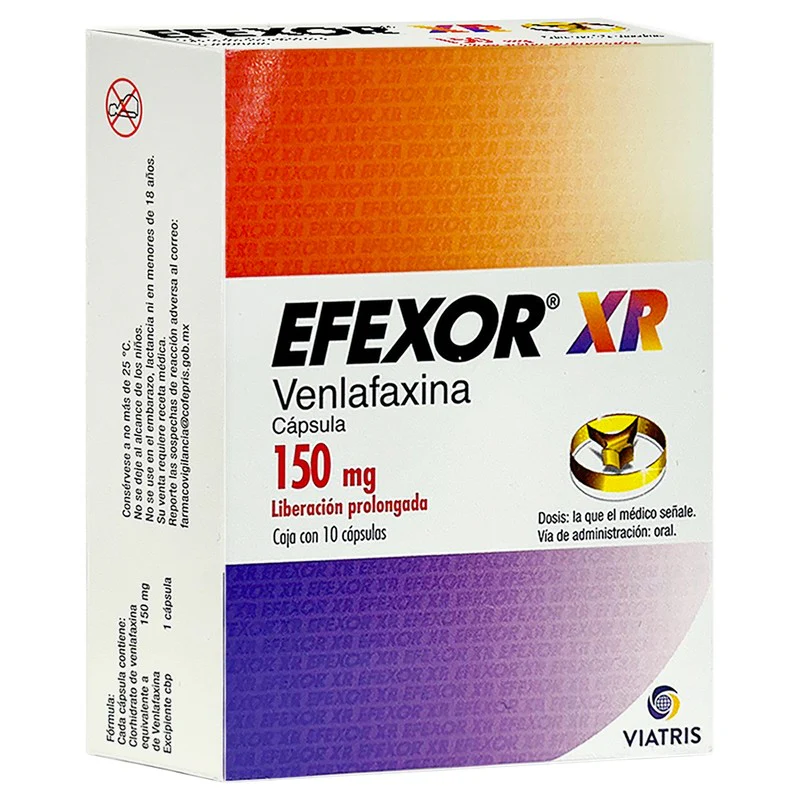Efexor-Xr 150 Mg Con 10 Capsulas - Image 2