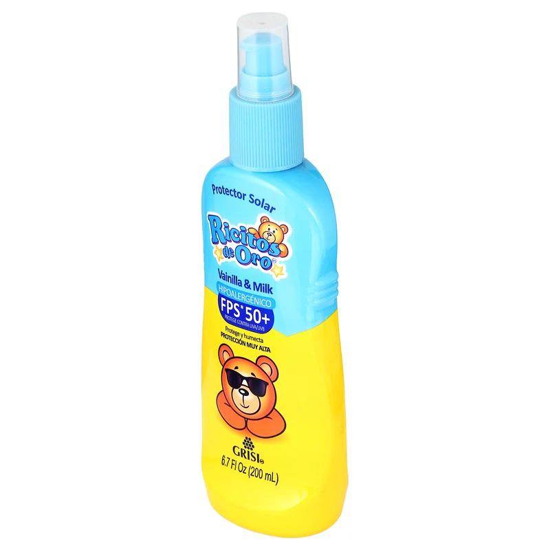 Protector Solar Ricitos De Oro Vainilla & Milk 200 Ml - Image 4