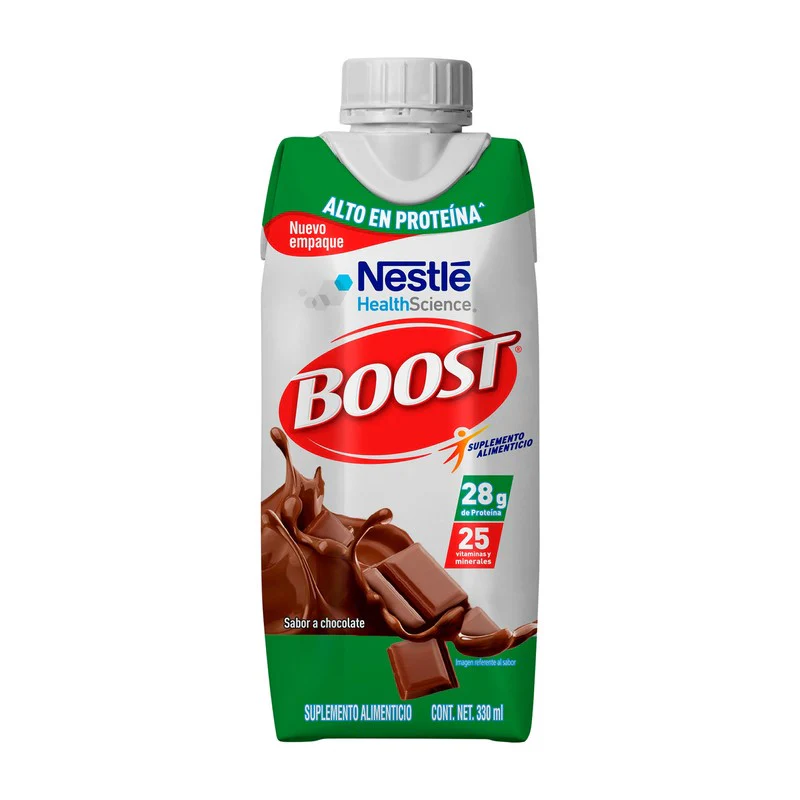 Boost High Proteina Suplemento Alimenticio Chocolate 330 Ml