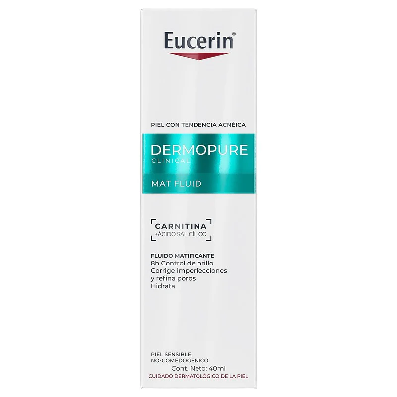 Fluido Eucerin Dermopure Facial Matificante Clinical 40 Ml