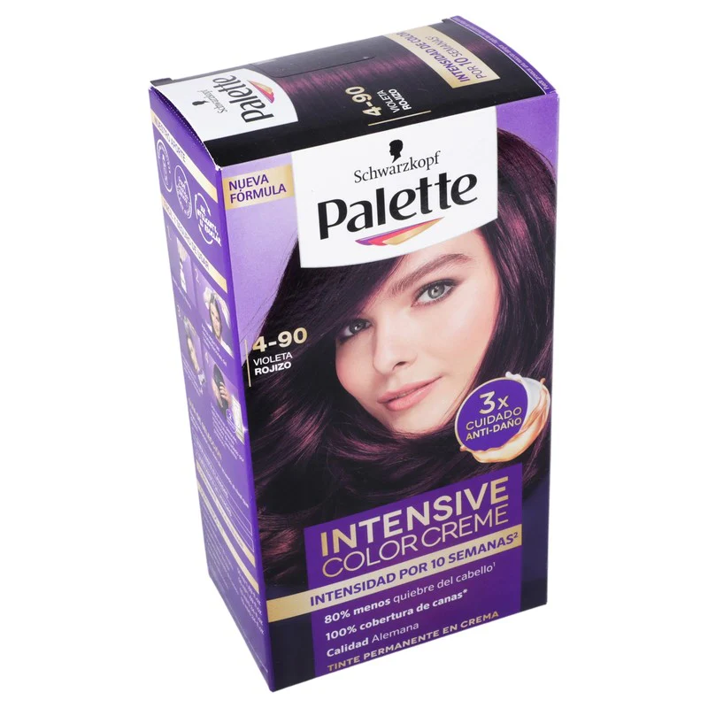 Tinte Palette Color Crema Violeta Rojizo 4-90 - Image 2
