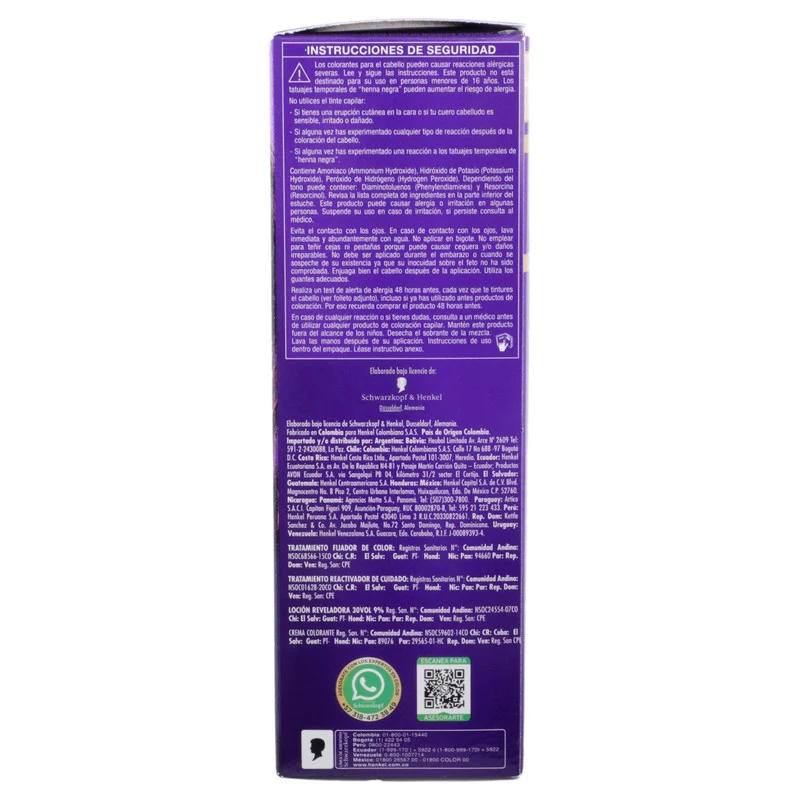 Tinte Palette Color Crema Violeta Rojizo 4-90 - Image 5
