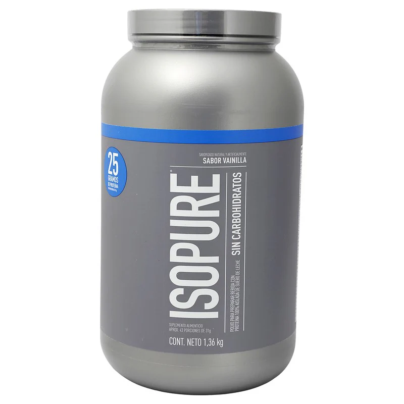 Isopure Proteina Zero Carbohidratos Vainilla 1.36 Kg
