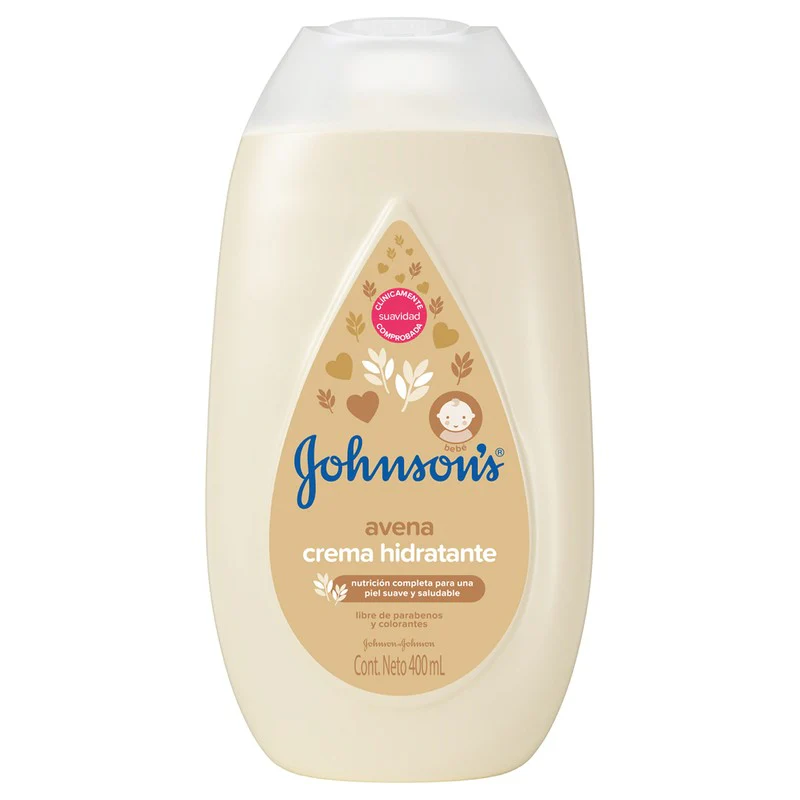 Crema Johnson Baby Hidratante Avena 400 Ml