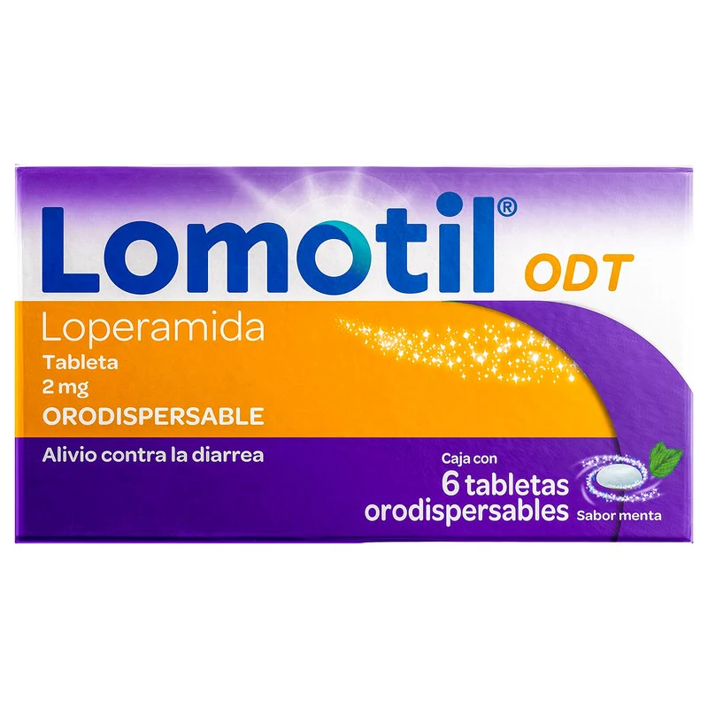 Lomotil Odt 2 Mg Con 6 Tabletas Orodispersables Sabor Menta