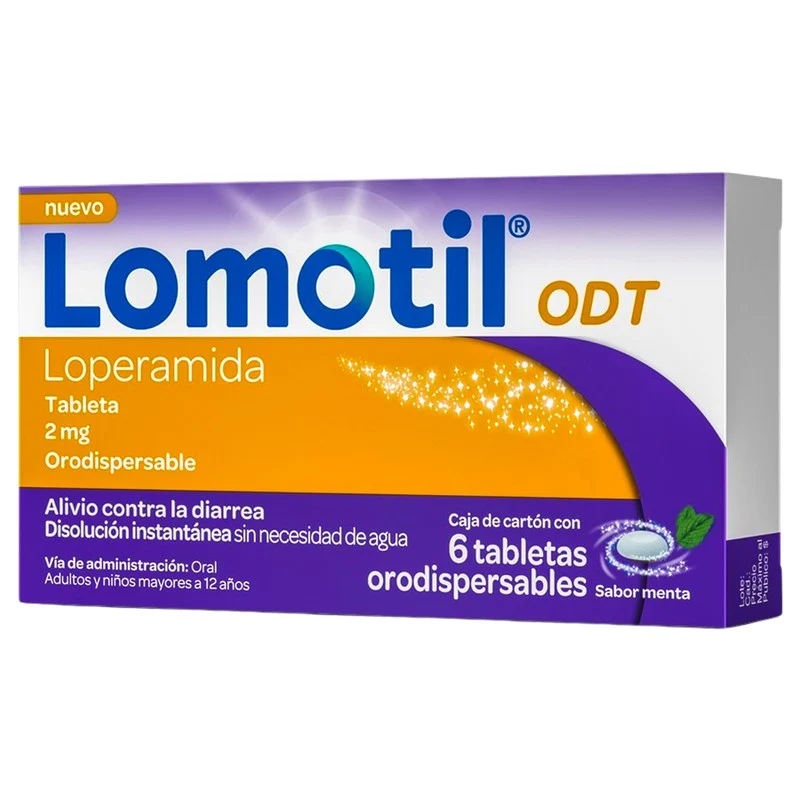 Lomotil Odt 2 Mg Con 6 Tabletas Orodispersables Sabor Menta - Image 3