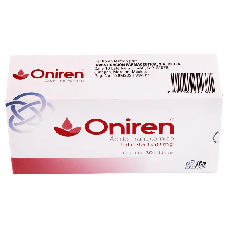Oniren 650 Mg Con 30 Tabletas - Image 3