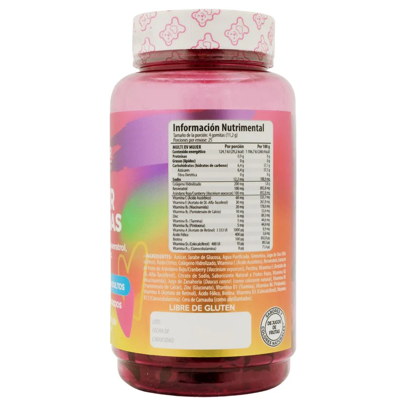 Belabear Women Vitaminas Colageno ,Resveratrol Con 100 Gomitas - Image 5
