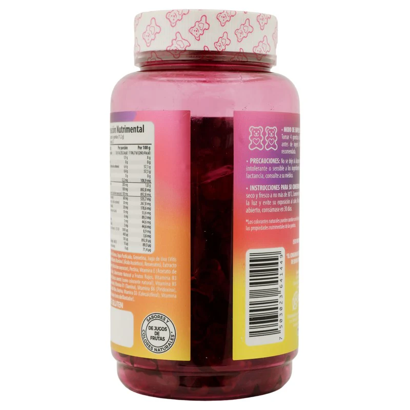 Belabear Women Vitaminas Colageno ,Resveratrol Con 100 Gomitas - Image 7