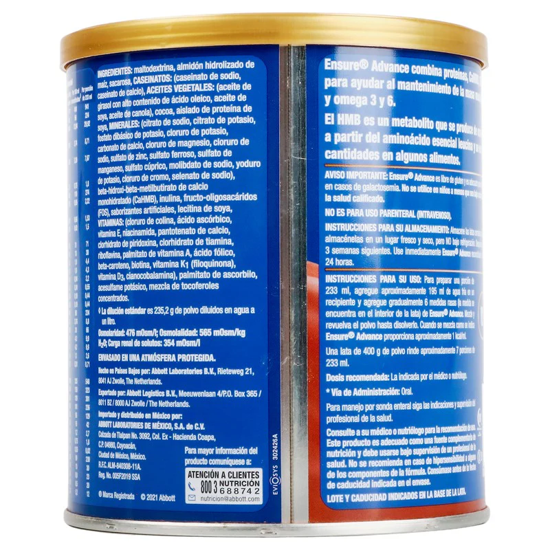 Ensure Advance Chocolate Polvo 400 G - Image 5