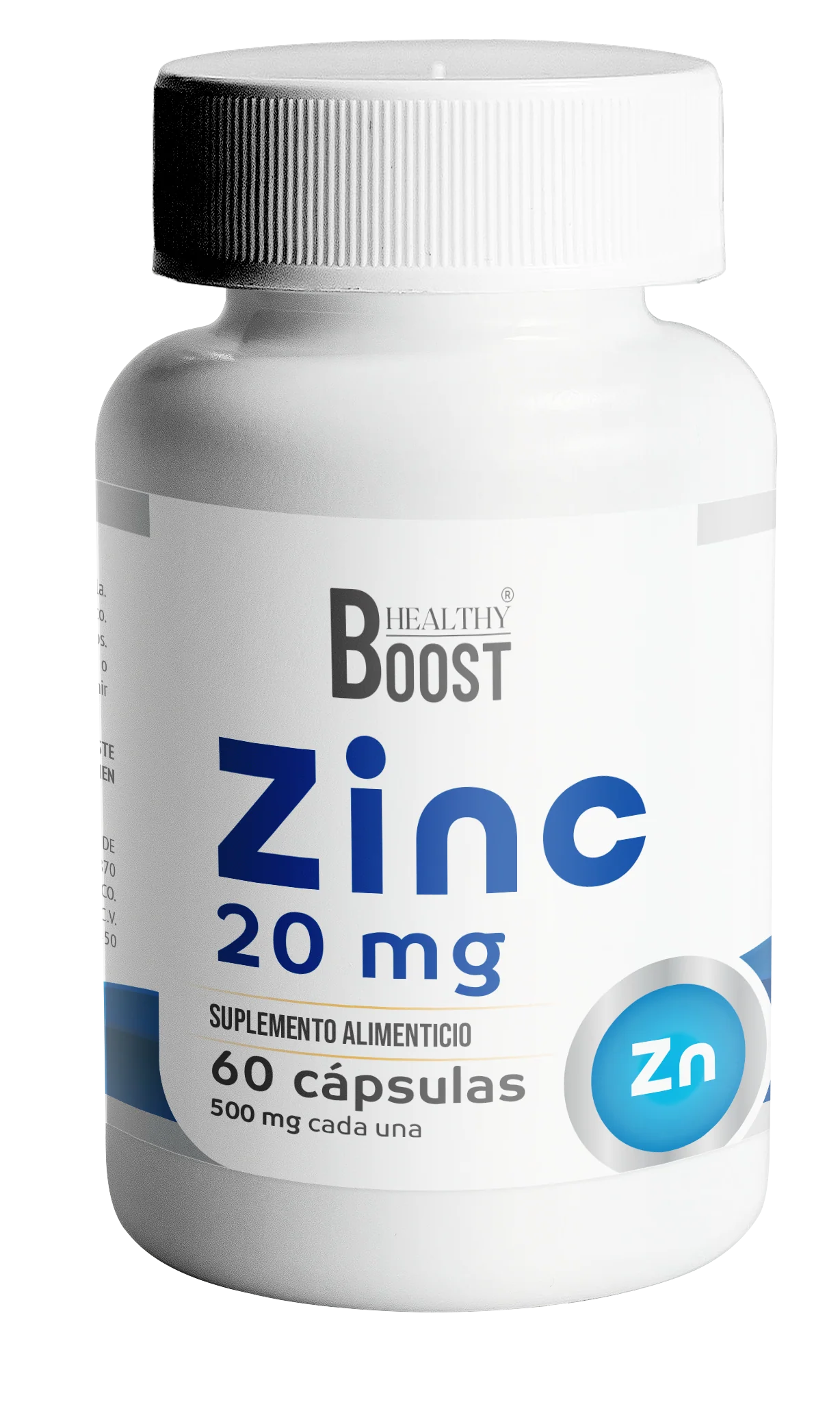 Zinc 20 Mg Con 60 Capsulas Healthy Boost