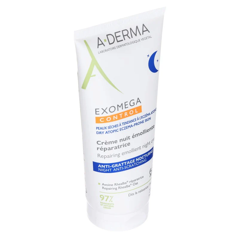 A-Derma Exomeg Crema Emoliente De Noche 200Ml - Image 2