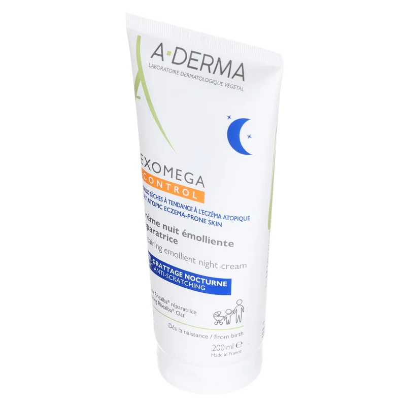 A-Derma Exomeg Crema Emoliente De Noche 200Ml - Image 4