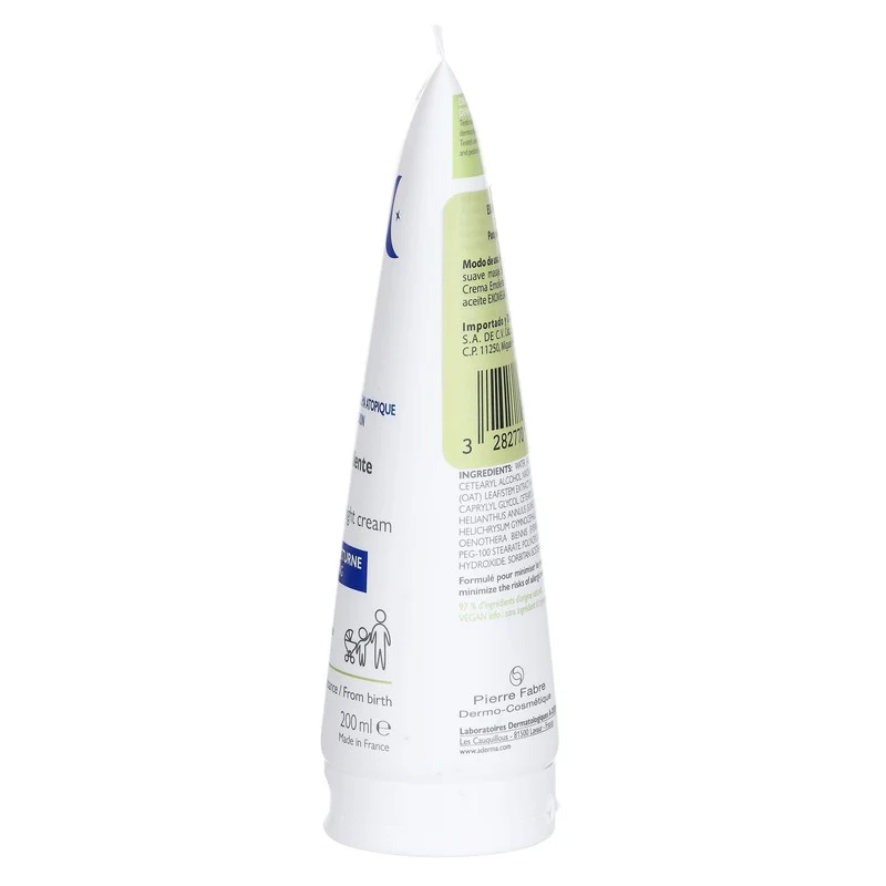 A-Derma Exomeg Crema Emoliente De Noche 200Ml - Image 5