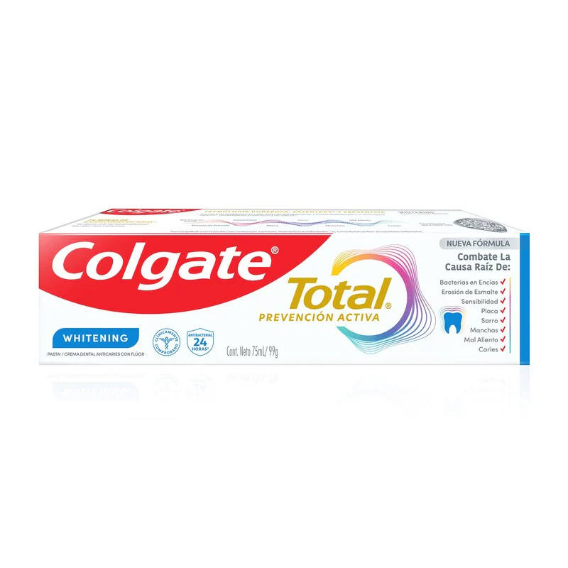 Crema Dental Colgate Total Whitening 75 Ml