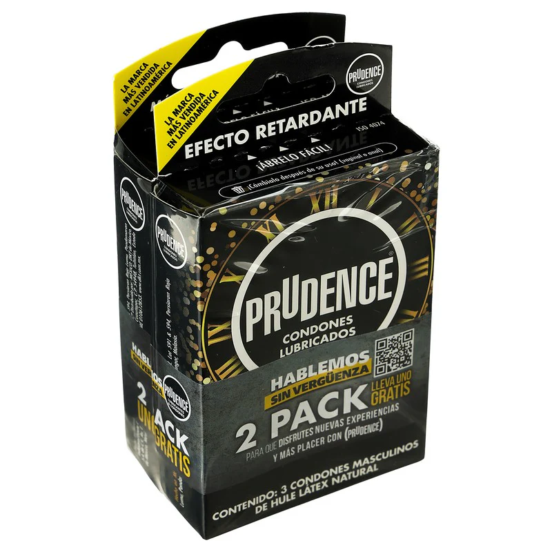 Preservativo Prudence 2 Pack Extra Time Con 6 Piezas - Image 2