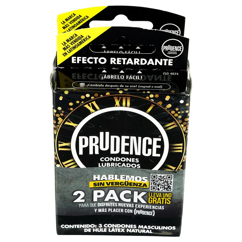 Preservativo Prudence 2 Pack Extra Time Con 6 Piezas - Image 3