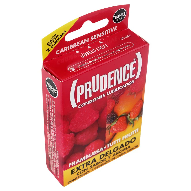 Preservativo Prudence Frambuesa /Tutti Fruti Con 2 - Image 2