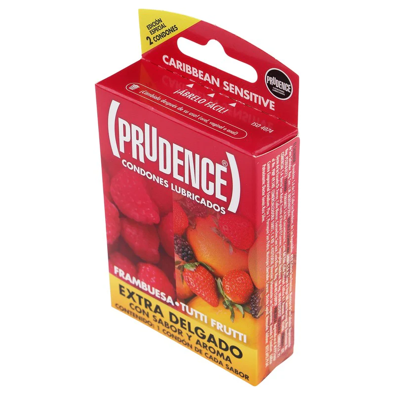 Preservativo Prudence Frambuesa /Tutti Fruti Con 2 - Image 4