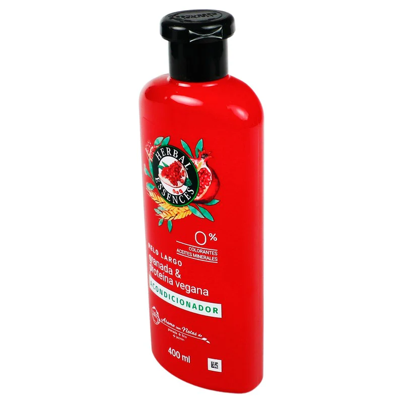 Acondicionador Herbal Essences Granada Y Proteina Vegana 400 Ml - Image 4
