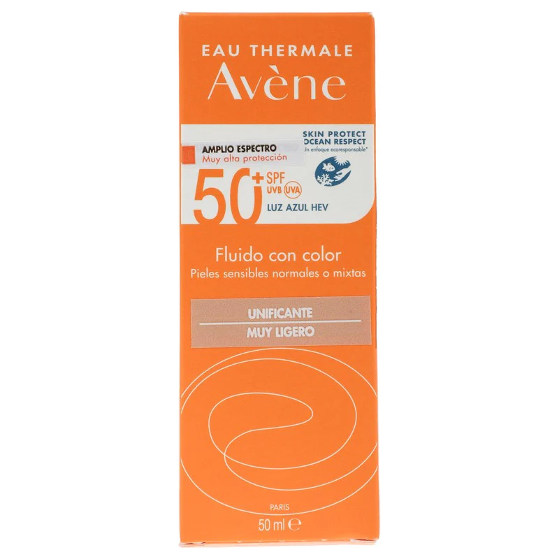 Avene Protector Solar Fluido Con Color 50 Ml