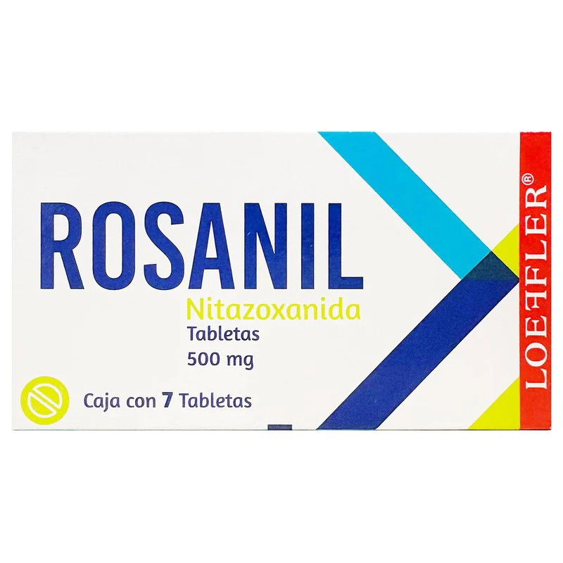 Rosanil (Nitazoxanida) 500 Mg Con 7 Tabletas