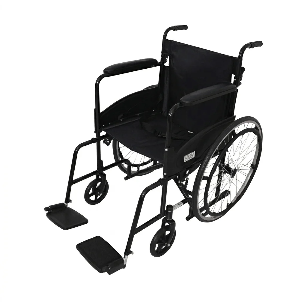 Wxo18Nefdap Silla De Ruedas 18 Negra Fija/Removible Alum. Solida 8X1