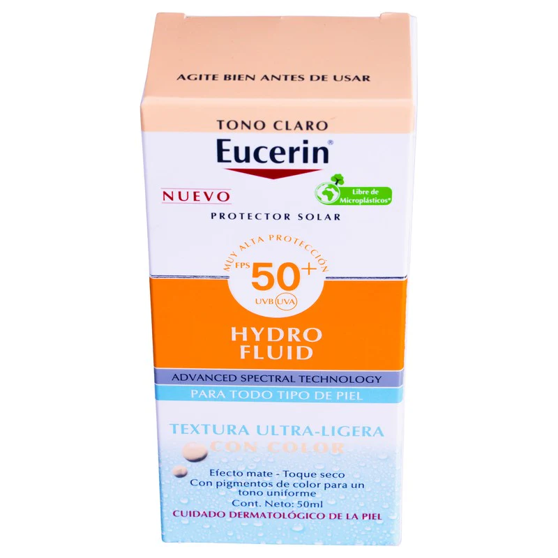Bloqueador Eucerin Fps 50+ Hydrofluido Claro 50 Ml - Image 5