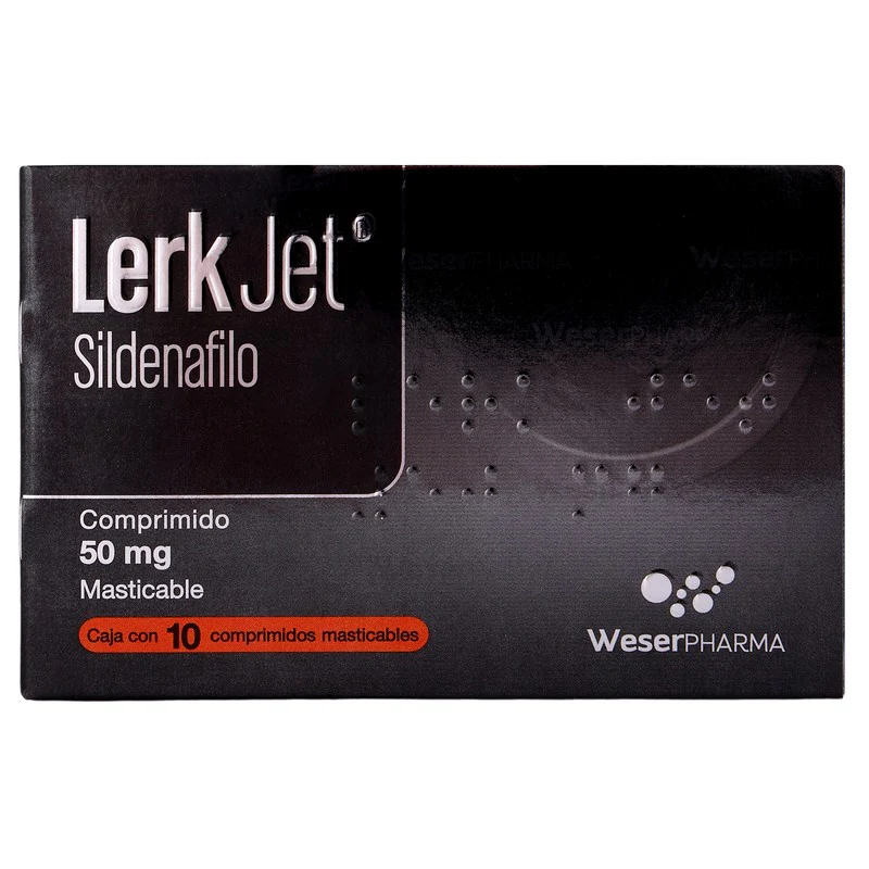 Lerk Jet 50 Mg Con 10 Comprimidos Masticables