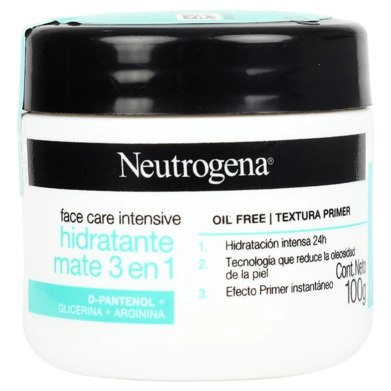 Crema Neutrogena Hidratante Mate 3 En 1 100 G