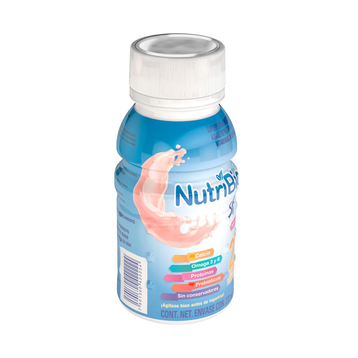Nutribio Sf Suplemento Alimenticio Fresa 237 Ml - Image 3