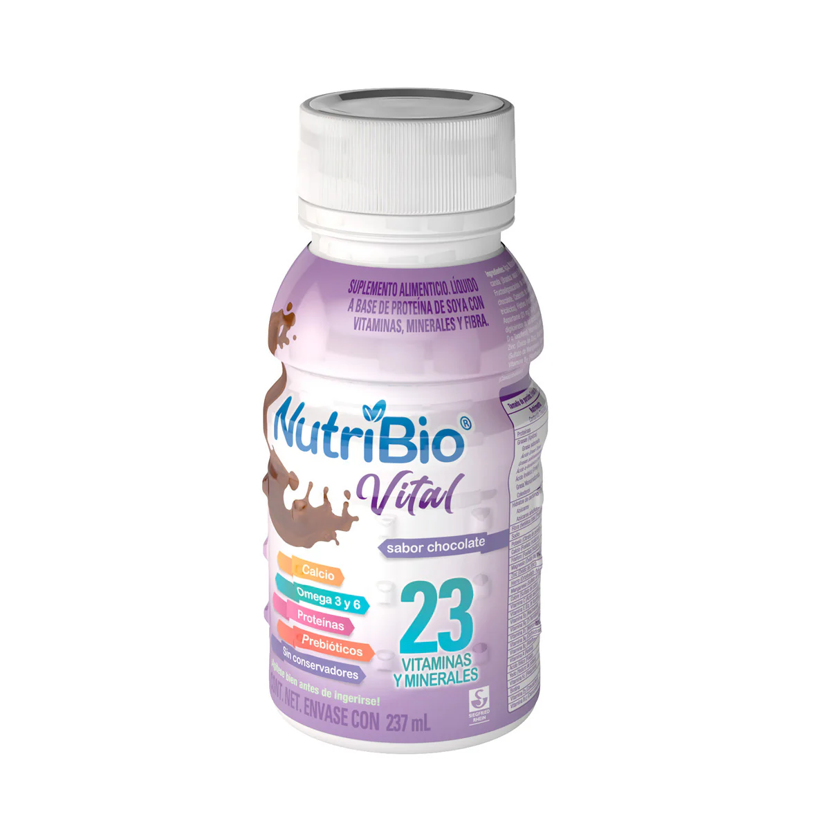 Nutribio Vital Liquido Chocolate 237 Ml - Image 2