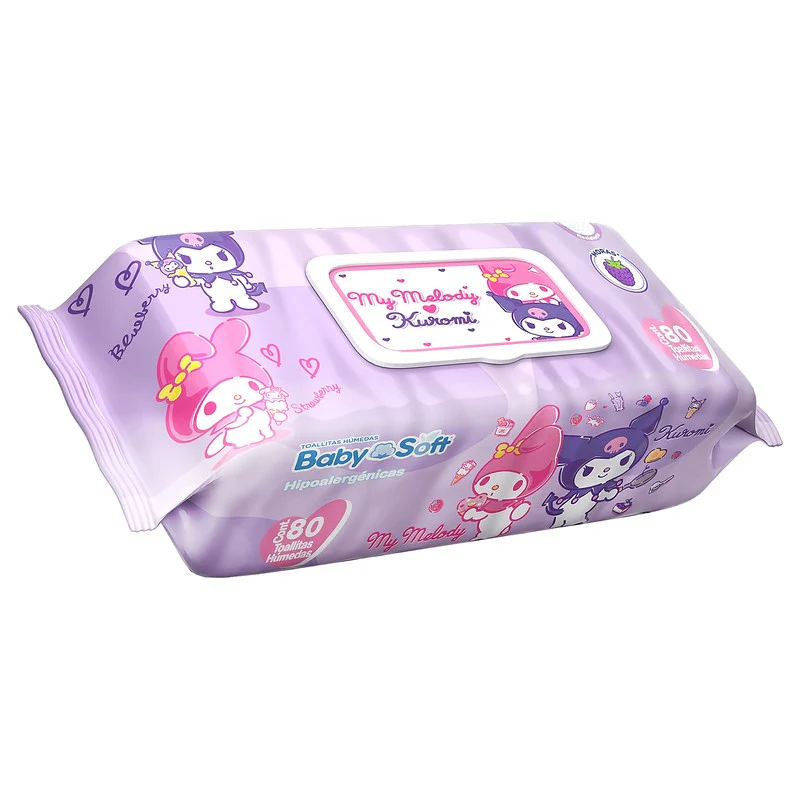 Toallitas Humedas Baby Soft Kitty Moras Con 80 - Image 2