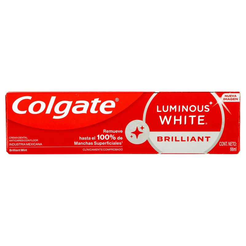 Crema Dental Colgate Luminous White Brilliant 66 Ml