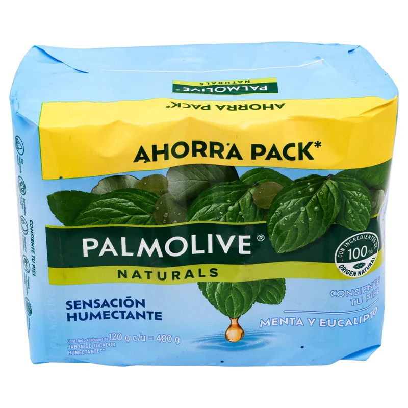 Jabon Palmolive Natural Menta-Eucalipto 120 G Con 4 - Image 4