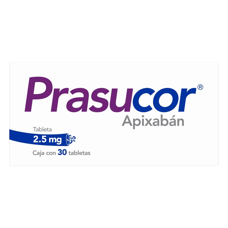 Prasucor 2.5 Mg Con 30 Tabletas