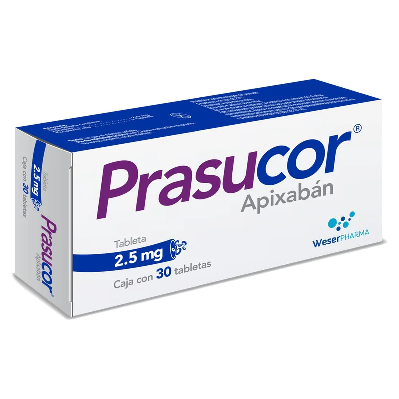 Prasucor 2.5 Mg Con 30 Tabletas - Image 2