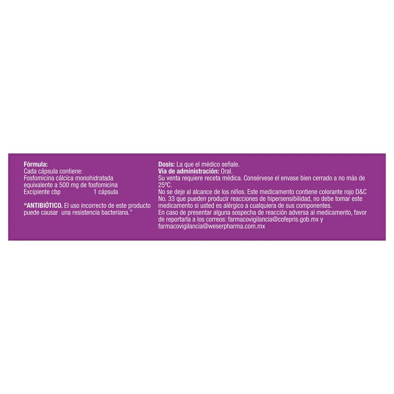 Fossin 500 Mg Con 20 Capsulas - Image 5