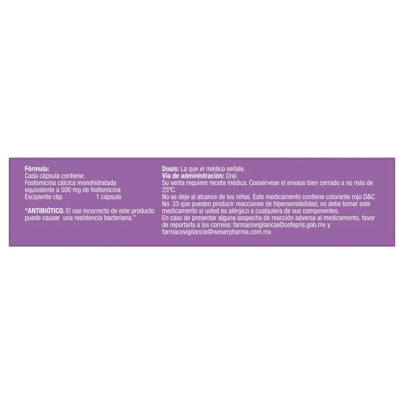 Fossin 500 Mg Con 20 Capsulas - Image 6