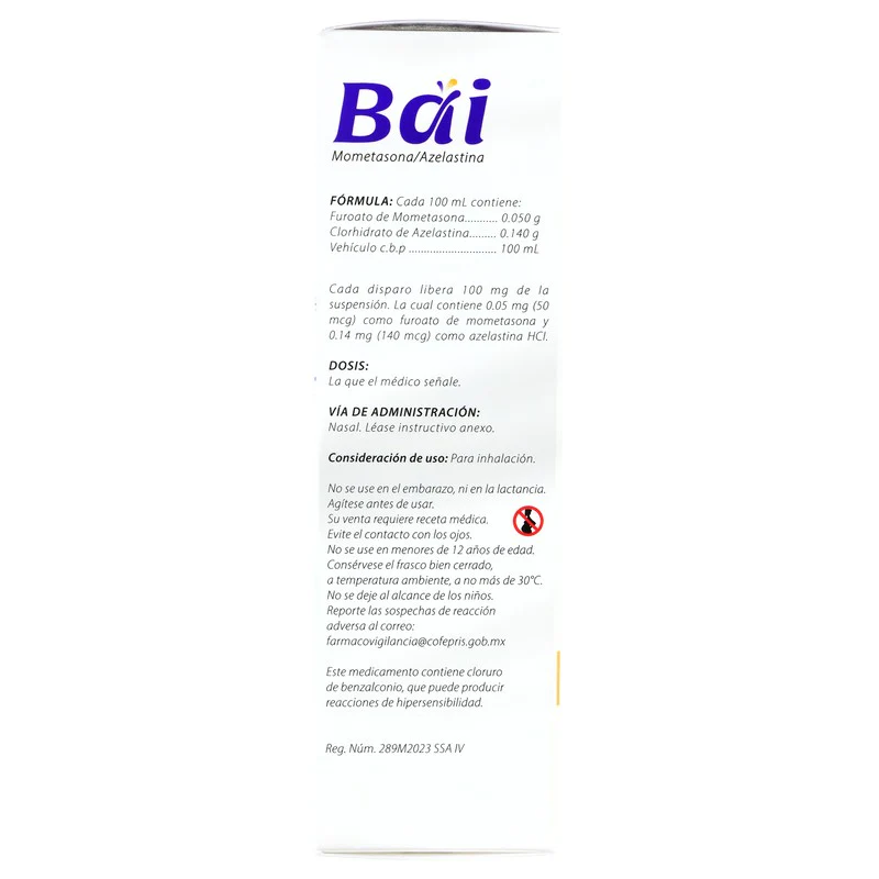 Bai 50/140 Mcg Suspension Nasal 18 Ml - Image 8