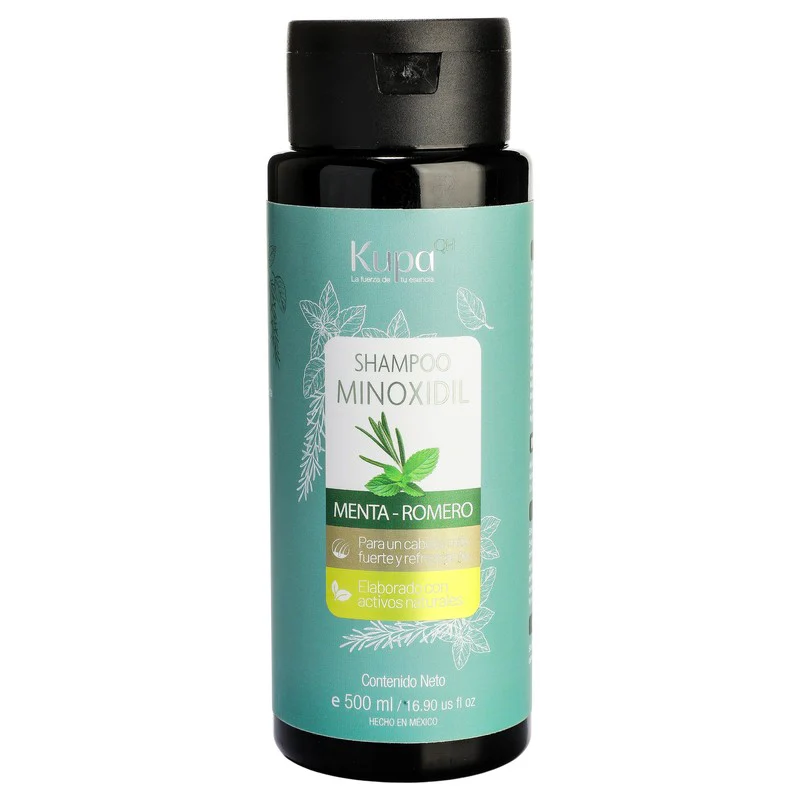 Shampoo Minoxidil Menta - Romero 500 Ml