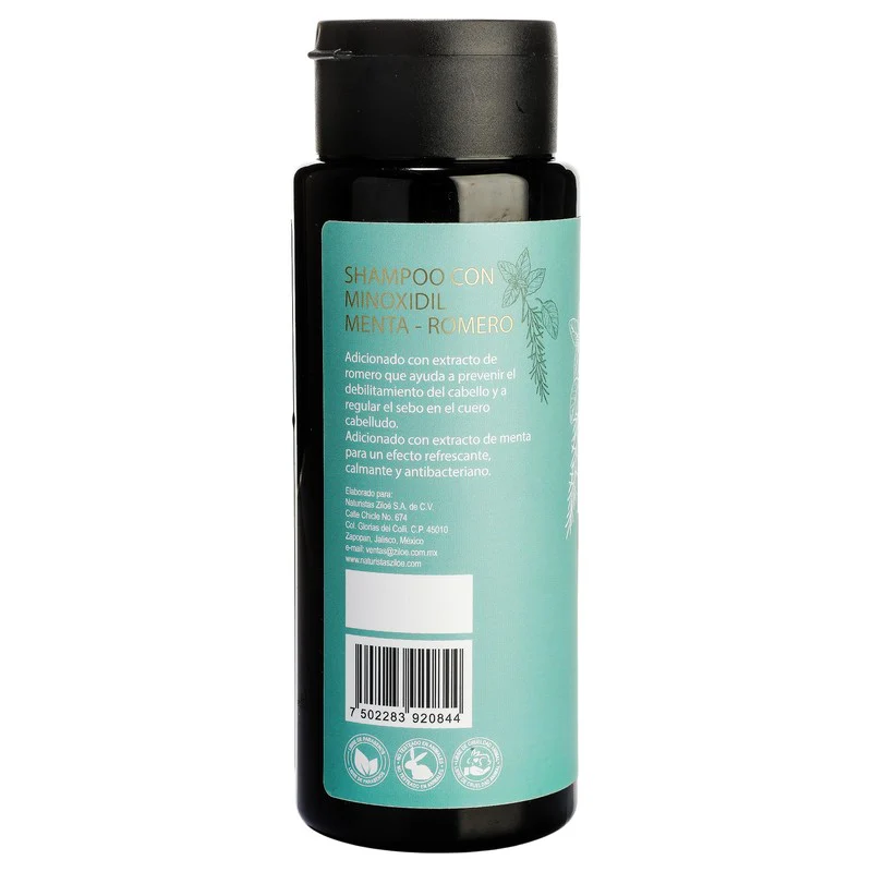 Shampoo Minoxidil Menta - Romero 500 Ml - Image 8