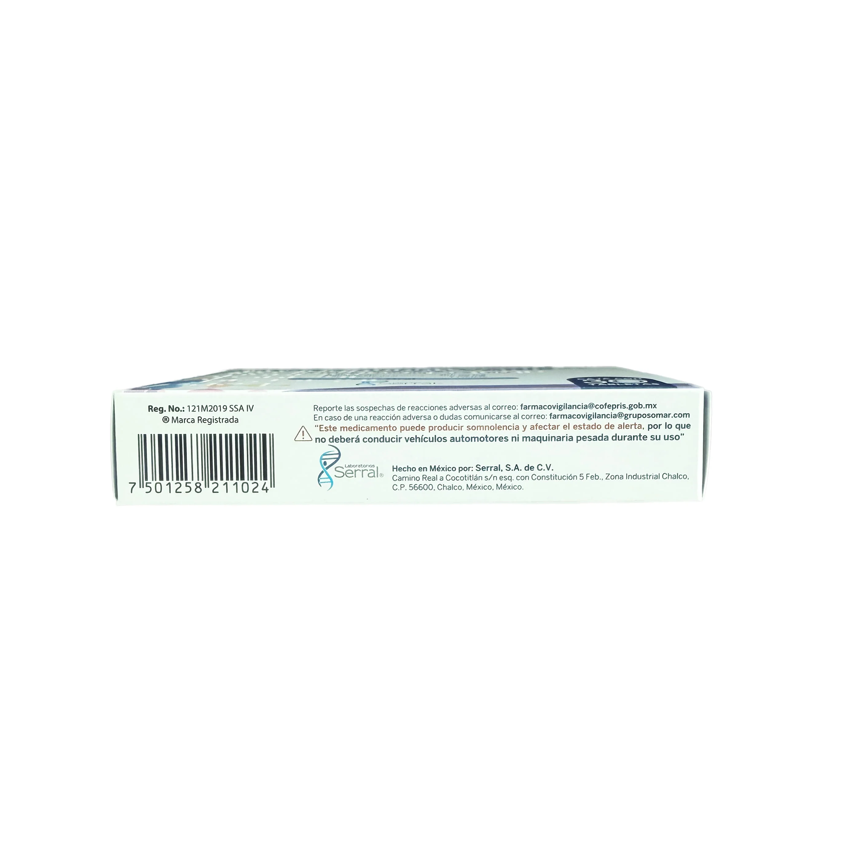 Gabapentina /Tiamina/Cianocobalamina Con 30 Tabletas Serral - Image 3