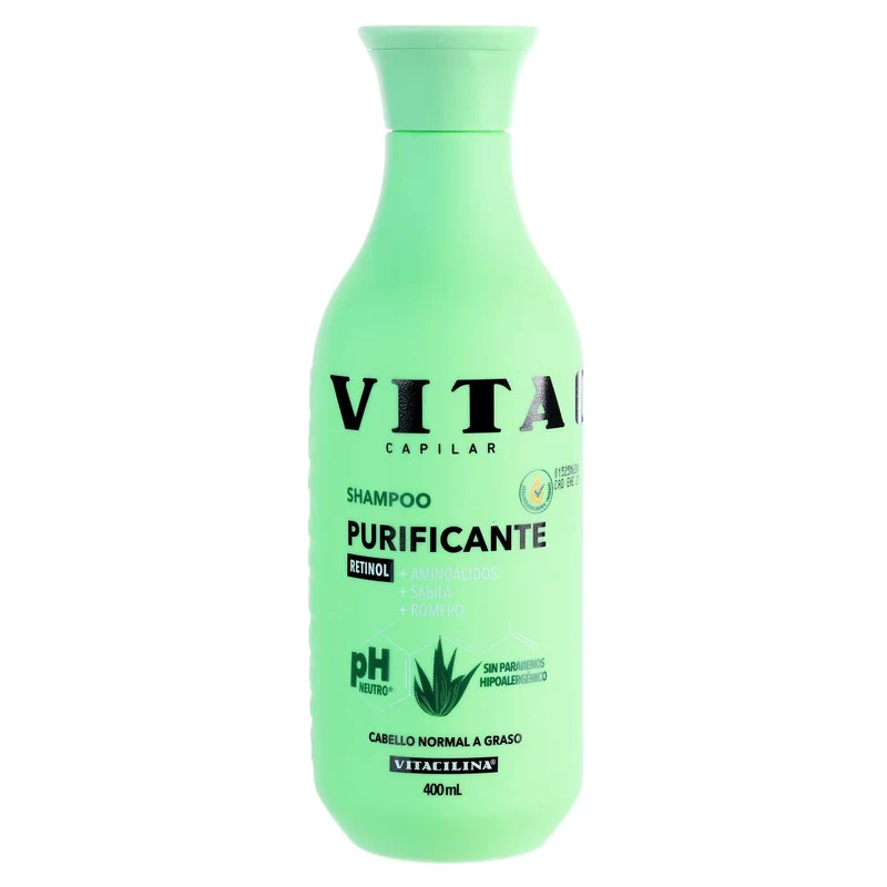 Shampoo Vitacilina Purificante 400 Ml