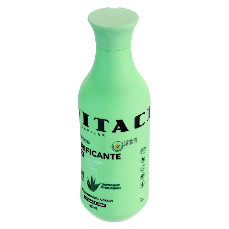 Shampoo Vitacilina Purificante 400 Ml - Image 4