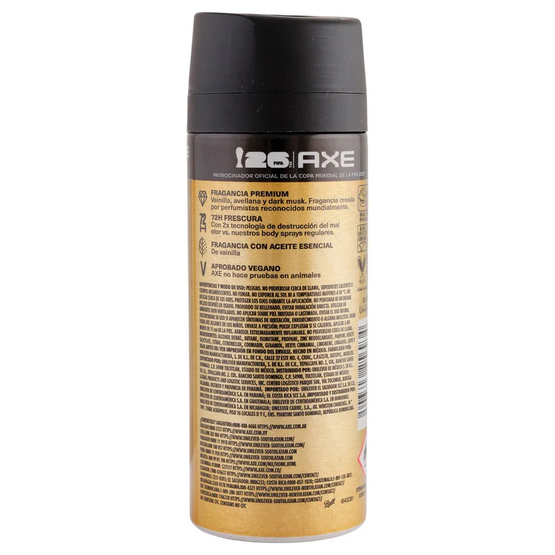 Desodorante Axe Edicion Limitada Vainilla Dark 150 Ml - Image 7