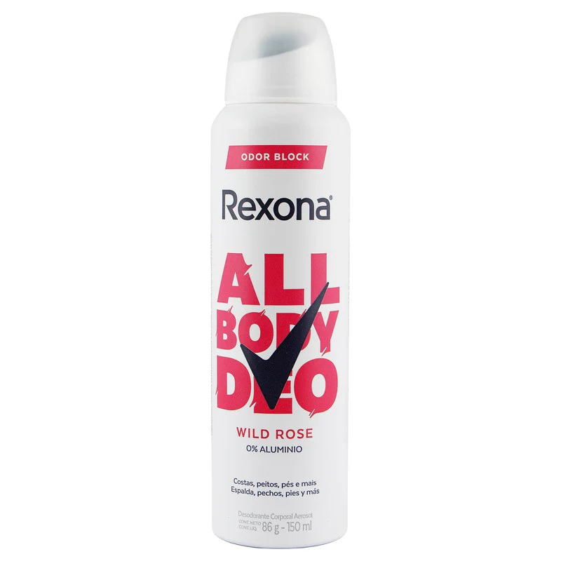 Desodorante Rexona All Body Wildrose 150 Ml